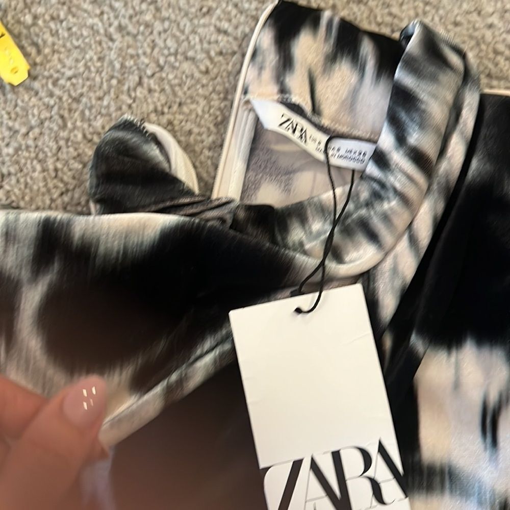 Zara black and white dress. New. Size S. - Picture 5 of 6
